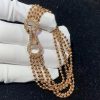 Cartier Agrafe Bracelet Custom 18K Rose Gold Natural Diamond (2)