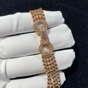 Cartier Agrafe Bracelet Custom 18K Rose Gold Natural Diamond (2)