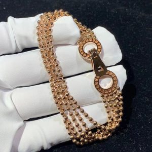 Cartier Agrafe Bracelet Custom 18K Rose Gold Natural Diamond (2)