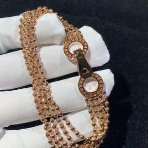 Cartier Agrafe Bracelet Custom 18K Rose Gold Natural Diamond (2)