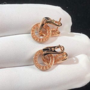 Cartier Agrafe Earrings Custom Natural Diamond 18K Rose Gold (2)