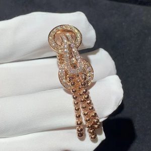 Cartier Agrafe Rings Custom Natural Diamond 18K Rose Gold (2)