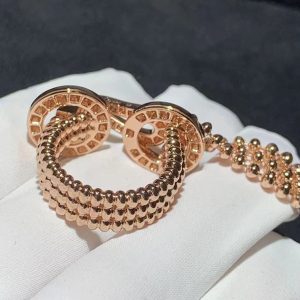 Cartier Agrafe Rings Custom Natural Diamond 18K Rose Gold (2)