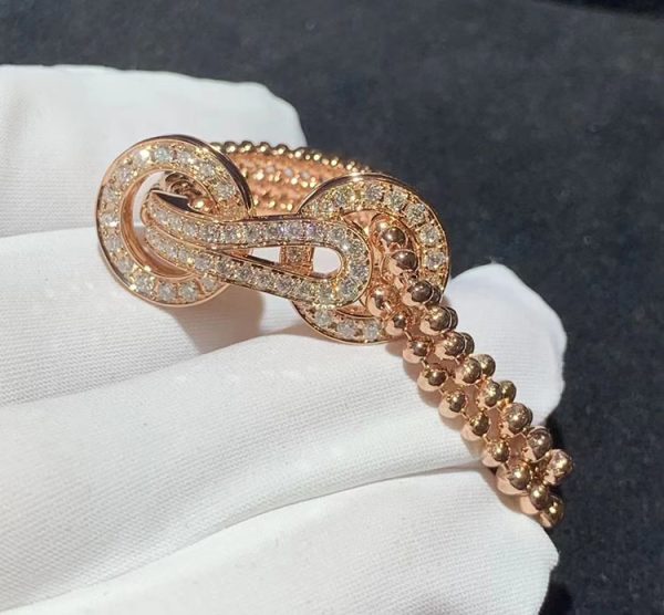 Cartier Agrafe Rings Custom Natural Diamond 18K Rose Gold (2)