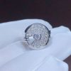 Cartier Amulette Rings 18K White Gold Natural Diamonds Custom (2)