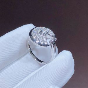 Cartier Amulette Rings 18K White Gold Natural Diamonds Custom (2)