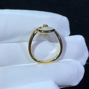 Cartier Amulette Women Rings Customs Natural Gemstone 18K Gold (2)