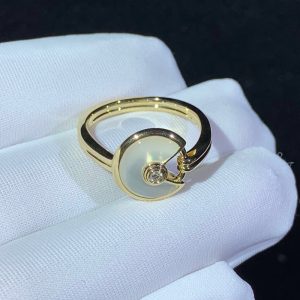 Cartier Amulette Women Rings Customs Natural Gemstone 18K Gold (2)