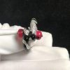 Cartier Beautes Du Monde Ring 18K White Gold Natural Diamond Gemstone Custom (2)