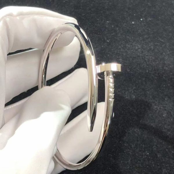 Cartier Juste Un Clou Bracelet Custom 18K White Gold (2)