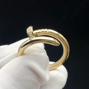 Cartier Juste Un Clou Rings Natural Diamond 18K Gold Custom (2)