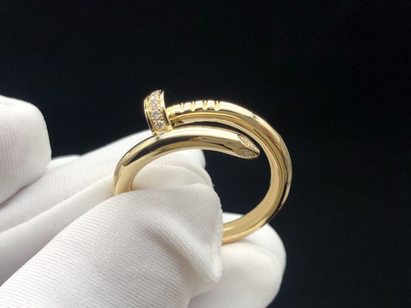 Cartier Juste Un Clou Rings Natural Diamond 18K Gold Custom (2)