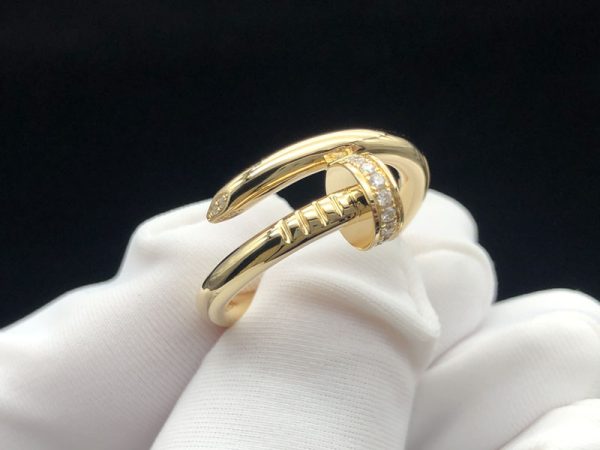 Cartier Juste Un Clou Rings Natural Diamond 18K Gold Custom (2)