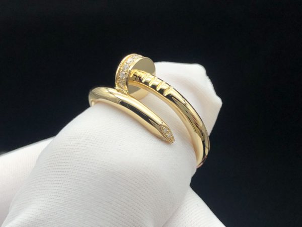 Cartier Juste Un Clou Rings Natural Diamond 18K Gold Custom (2)