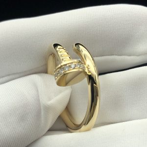 Cartier Juste Un Clou Rings Natural Diamond 18K Gold Custom (2)