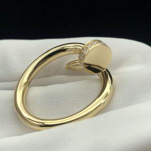 Cartier Juste Un Clou Rings Natural Diamond 18K Gold Custom (2)