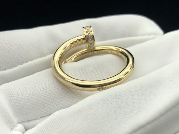 Cartier Juste Un Clou Rings Natural Diamond 18K Gold Custom (2)