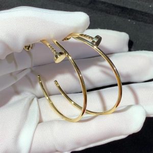 Cartier Juste Un Clou Women Earrings Custom 18K Gold (1)