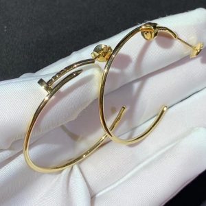 Cartier Juste Un Clou Women Earrings Custom 18K Gold (1)