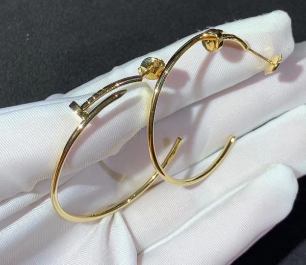 Cartier Juste Un Clou Women Earrings Custom 18K Gold (1)