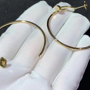 Cartier Juste Un Clou Women Earrings Custom 18K Gold (1)