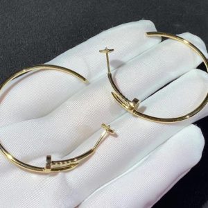 Cartier Juste Un Clou Women Earrings Custom 18K Gold (1)