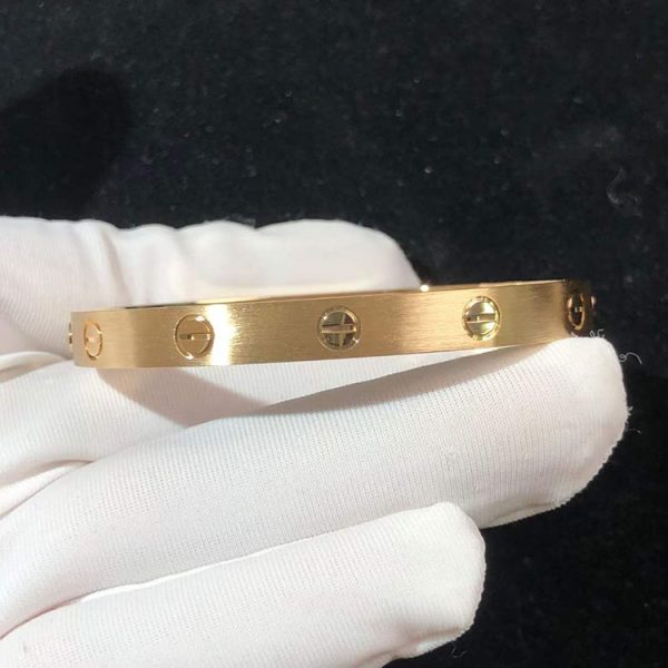 Cartier Love Bracelet 18K Rose Gold Custom (2)