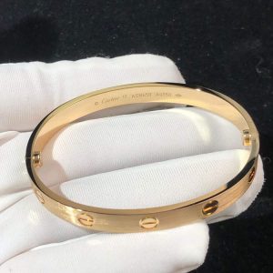 Cartier Love Bracelet 18K Rose Gold Custom (2)