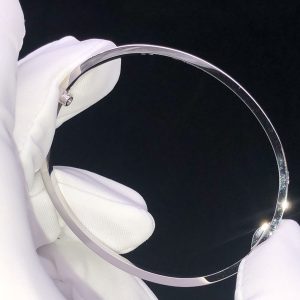 Cartier Love Bracelet 18K White Gold Natural Diamond Custom (2)