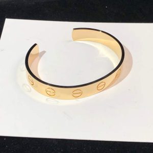 Cartier Love Bracelet Women Custom 18K Rose Gold (2)