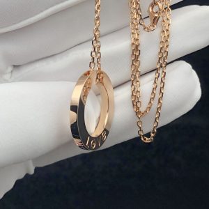 Cartier Love Necklace Custom 18K Rose Gold (9)