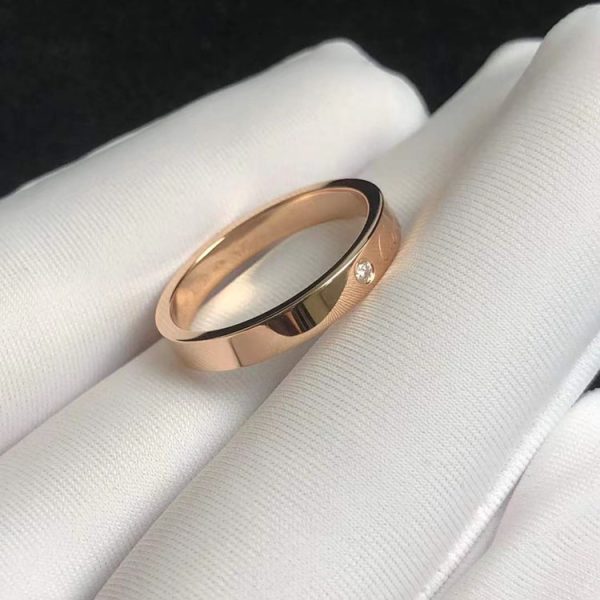 Cartier Love Ring Custom Natural Diamond 18K Rose Gold (7)