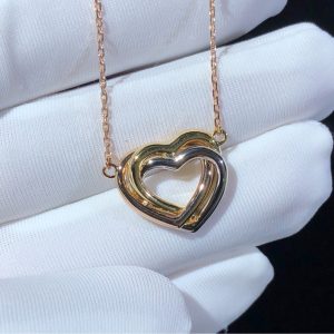 Cartier Love Womens Necklace Custom 18K Gold Natural Diamond (2)