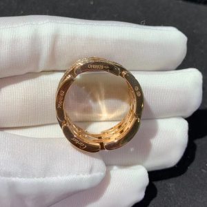 Cartier Maillon De Pant Rings Custom 18K Rose Gold Natural Diamond (1)