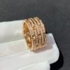 Cartier Maillon De Pant Rings Custom 18K Rose Gold Natural Diamond (1)