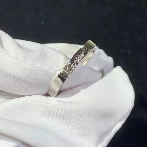 Cartier Maillon Panthère Wedding Ring Custom 18K White Gold (2)