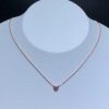 Cartier Necklace Womens Natural Gemstone 18K Rose Gold Custom (2)