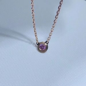 Cartier Necklace Womens Natural Gemstone 18K Rose Gold Custom (2)