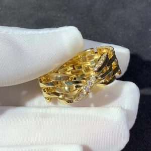 Cartier Ring Natural Diamond 18K Gold Custom (2)