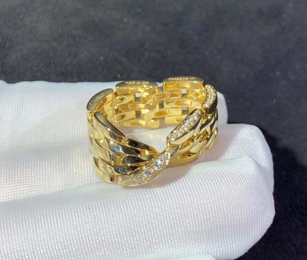 Cartier Ring Natural Diamond 18K Gold Custom (2)