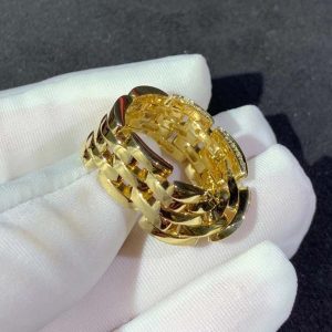 Cartier Ring Natural Diamond 18K Gold Custom (2)