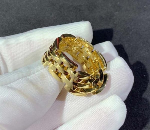 Cartier Ring Natural Diamond 18K Gold Custom (2)