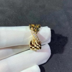 Cartier Ring Natural Diamond 18K Gold Custom (2)