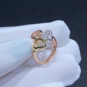 Cartier Ring Womens Custom 18K Gold Natural Diamond (2)