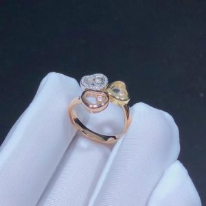 Cartier Ring Womens Custom 18K Gold Natural Diamond (2)