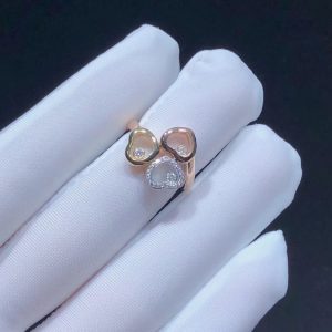 Cartier Ring Womens Custom 18K Gold Natural Diamond (2)