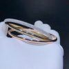 Cartier Trinity Bracelet Womens Custom Natural Diamond 18K Gold (2)