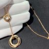 Cartier Trinity Necklace 18K Gold Natural Diamonds Custom (2)