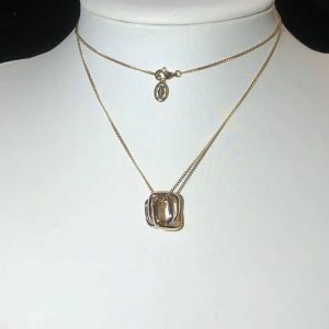 Cartier Trinity Necklace Womens Custom 18K Gold (2)