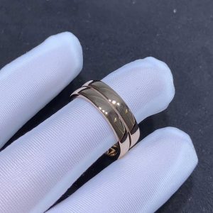 Cartier Women Rings Natural Diamond 18K Rose Gold Custom (2)